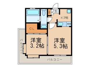 フォレスト薬院大通の物件間取画像